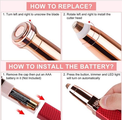 2 In 1 Facial Epilator, New Electric Eyebrow Trimmer, Portable Hair Remover, Painless Shaver for Women Bod, Facial Eyebrow Trimmer, USB Rechargeable Hair Shaving Device 2 In 1 Facial Epilator, New Electric Eyebrow Trimmer, Portable Hair Remover, Painless Shaver for Women Bod, Facial Eyebrow Trimmer, USB Rechargeable Hair Shaving Device